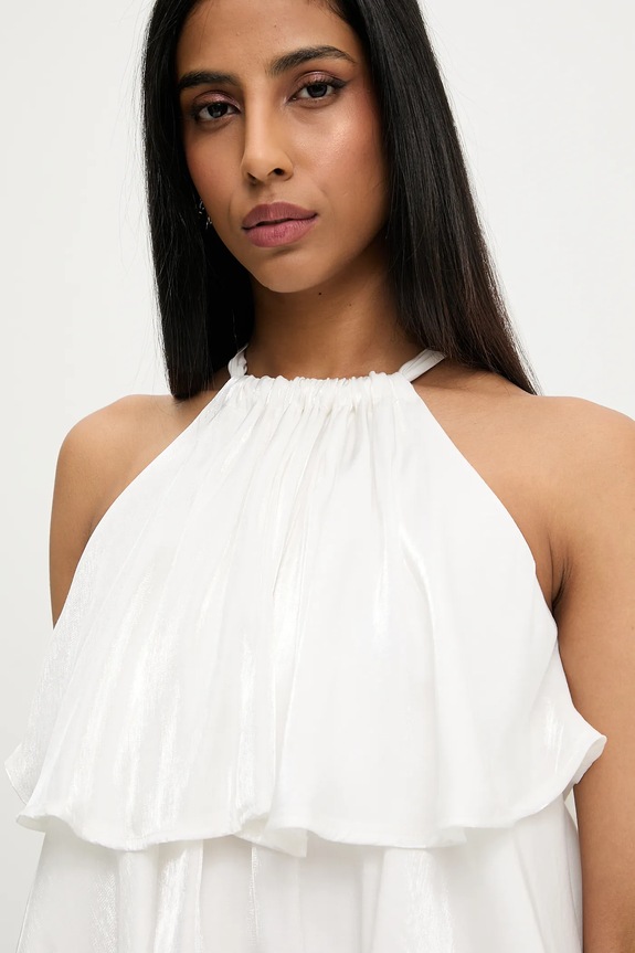 Answear.LAB sukienka biały 12696.flk