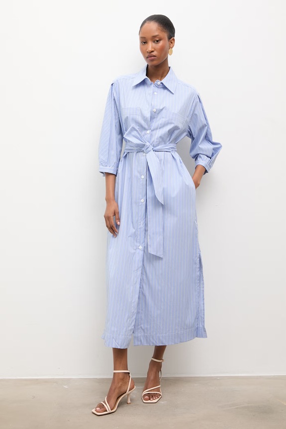 Haljina Answear.LAB casual plava PK2903.ios
