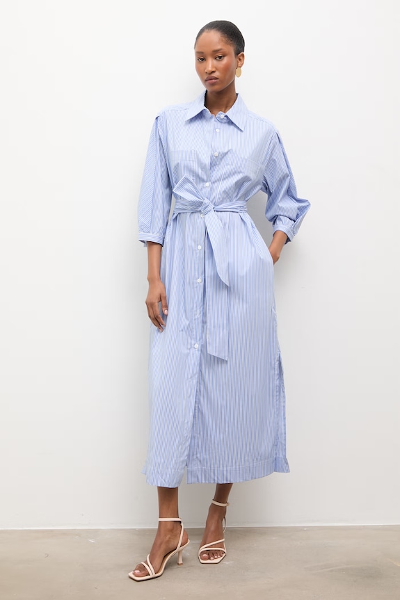 Haljina Answear.LAB casual plava PK2903.ios