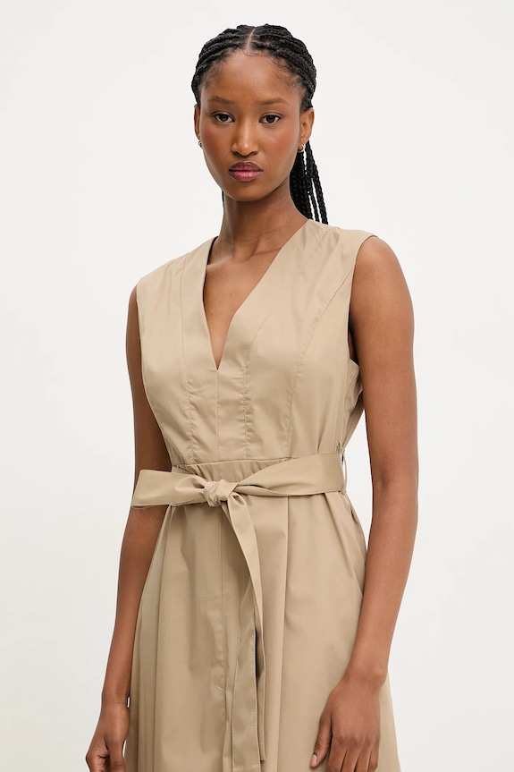 Answear Lab rochie bej B9833R.flk