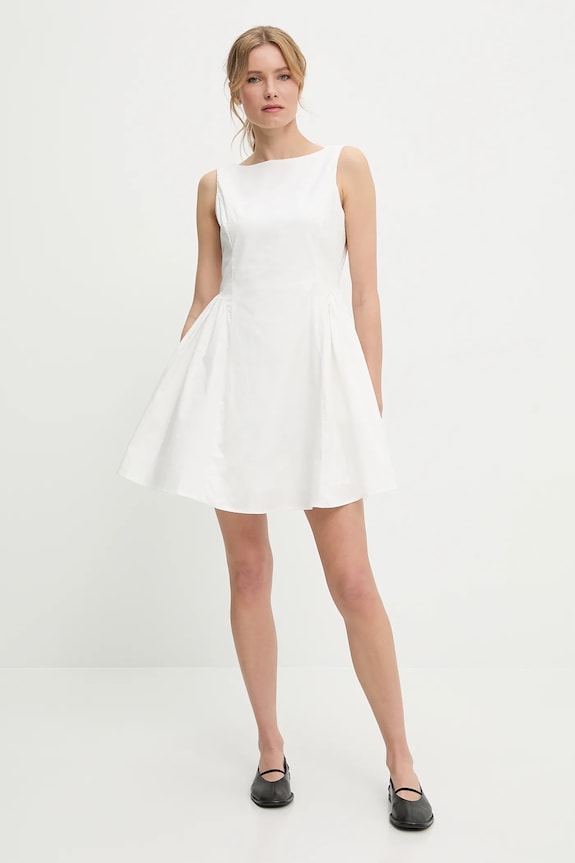 Answear.LAB vestito in cotone mini bianco 1267.hos