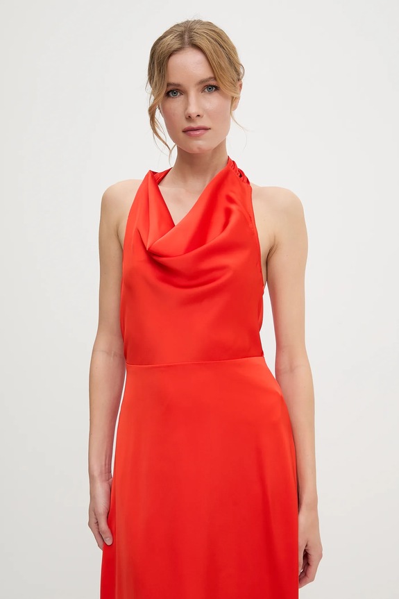 Answear Lab rochie rosu 24250lr.flk