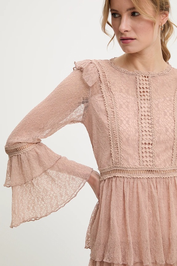 Answear Lab rochie bej 505469.flk