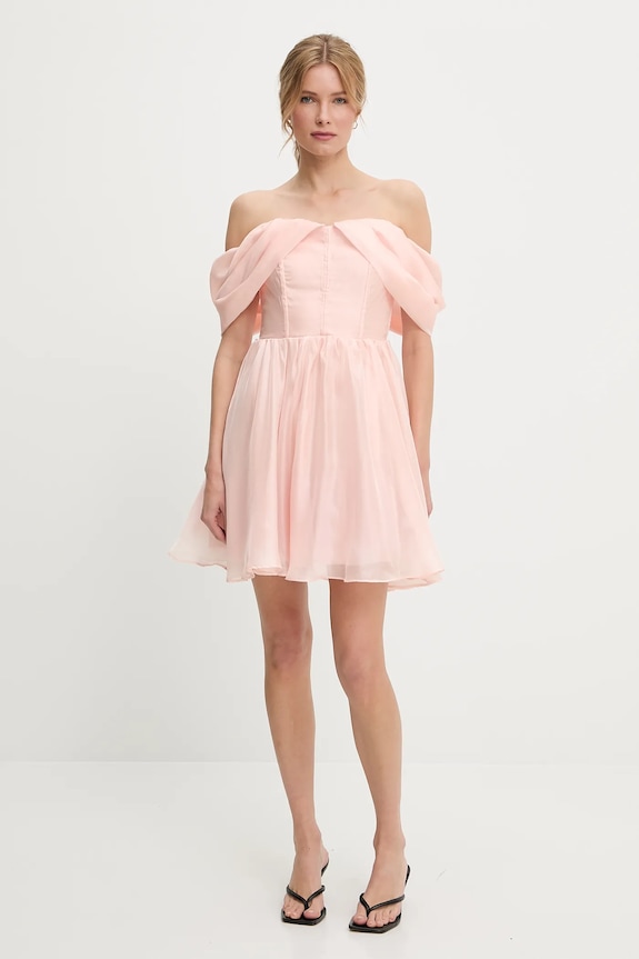 Answear.LAB sukienka 606588.flk różowy WW25