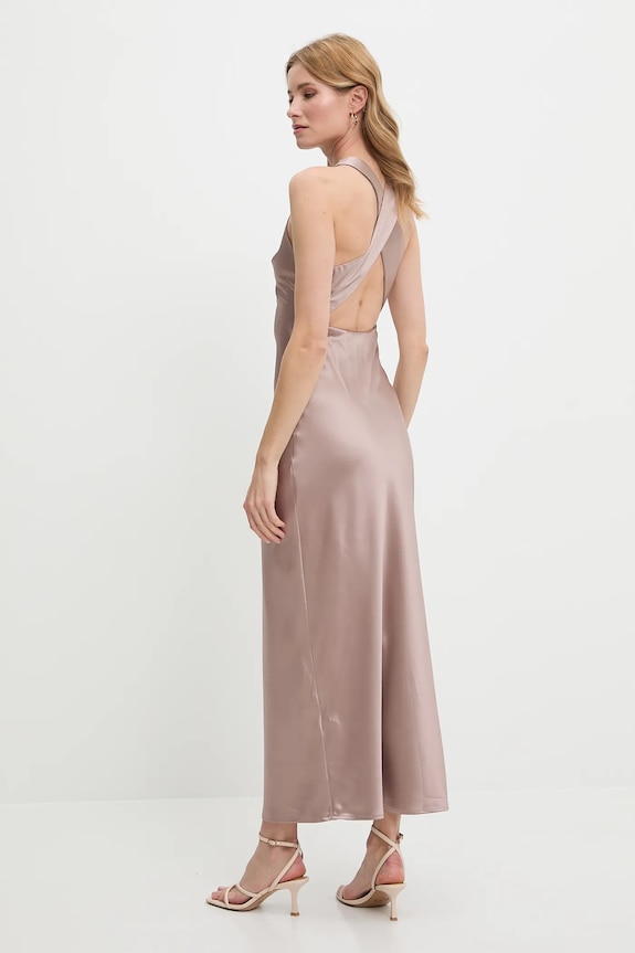 Answear.LAB vestito maxi marrone ps9150.fos