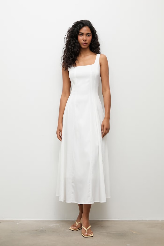 Answear Lab rochie ps9229.fos alb WW25