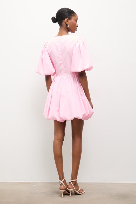 Answear.LAB rochie gogoșar 15662-1.flk roz WS26