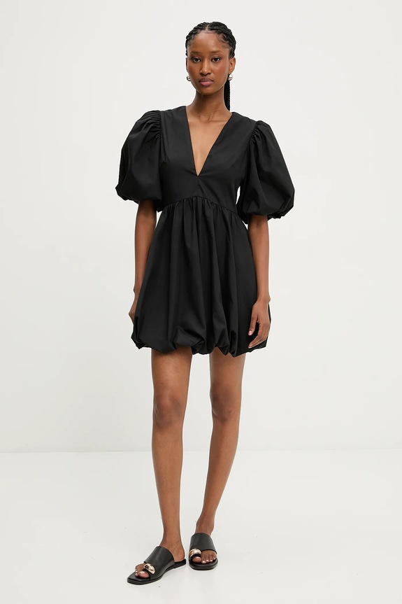 Answear.LAB sukienka bombka 15662-1.flk czarny WS26