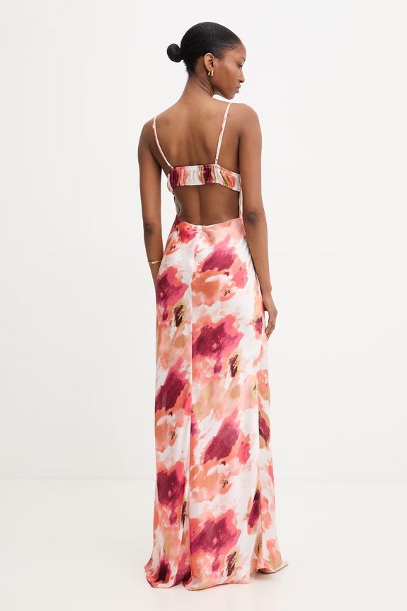 Ruházat Answear.LAB ruha 15650.flk rózsaszín