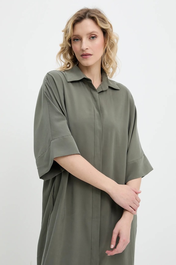 Answear.LAB sukienka zielony D521.ilk
