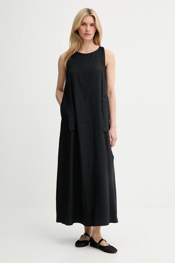 Βαμβακερό φόρεμα Answear.LAB WIL2819.tos μαύρο WW25