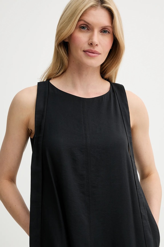 Βαμβακερό φόρεμα Answear.LAB μαύρο WIL2819.tos