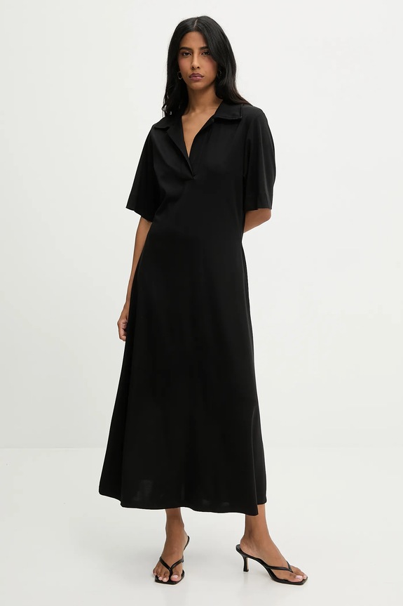 Answear Lab rochie maxi negru 2609.HAK