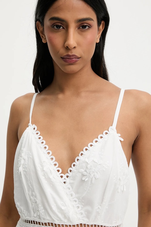 Answear.LAB pamut ruha fehér BD29013.hjk