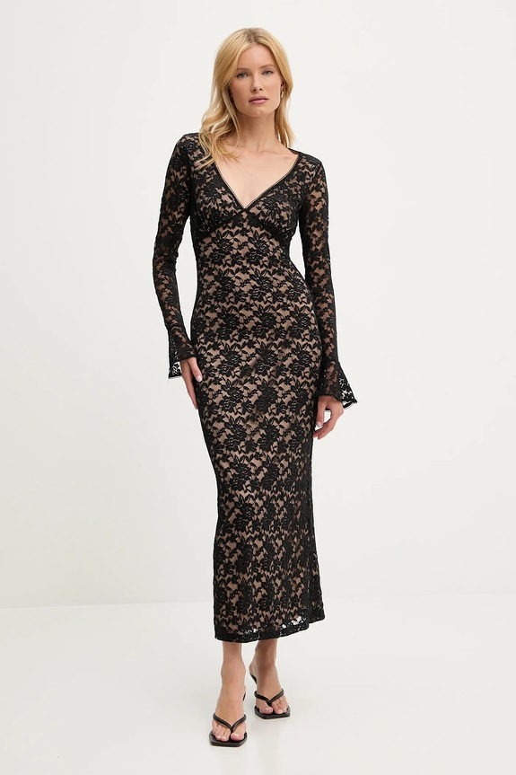 Answear Lab rochie 23345.1.flk negru WW25