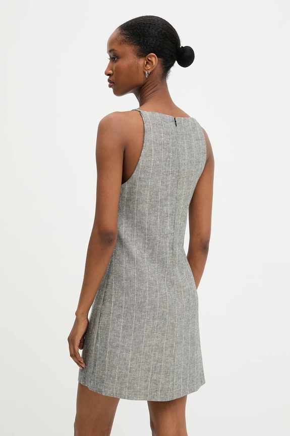 Abbigliamento Answear.LAB vestito in lino LD2629.hak grigio