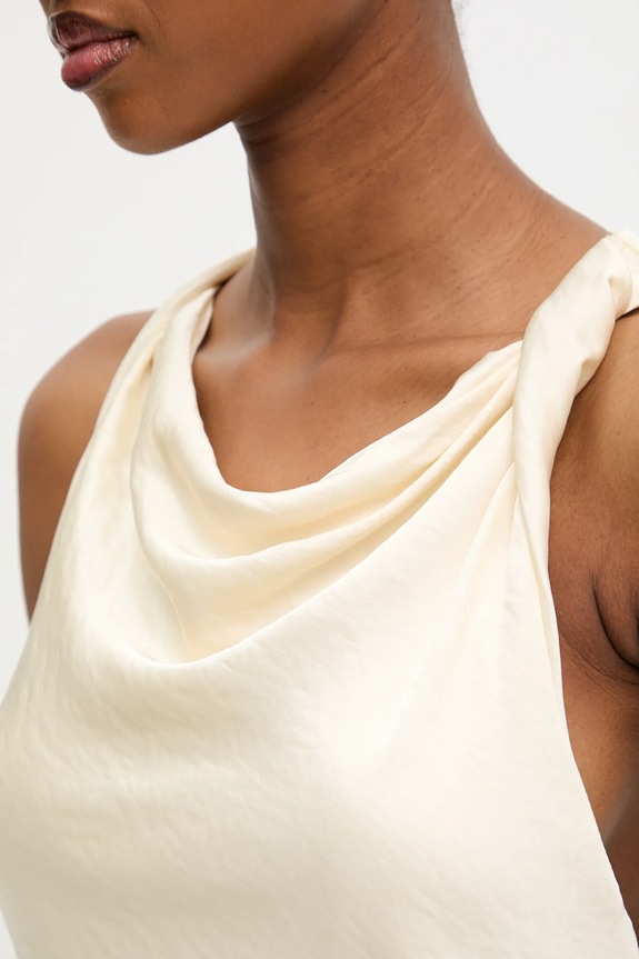 Obleka Answear.LAB LD145.hak rumena