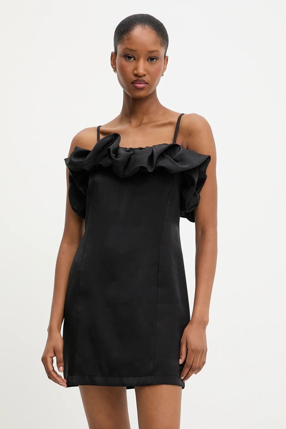 Obleka Answear.LAB Mini črna LD2725.hak