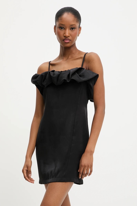 Obleka Answear.LAB črna LD2725.hak