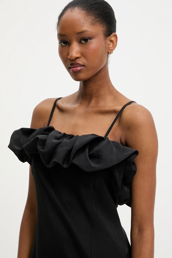 Obleka Answear.LAB LD2725.hak črna