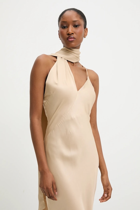 Φόρεμα Answear.LAB μπεζ LD2788.hak