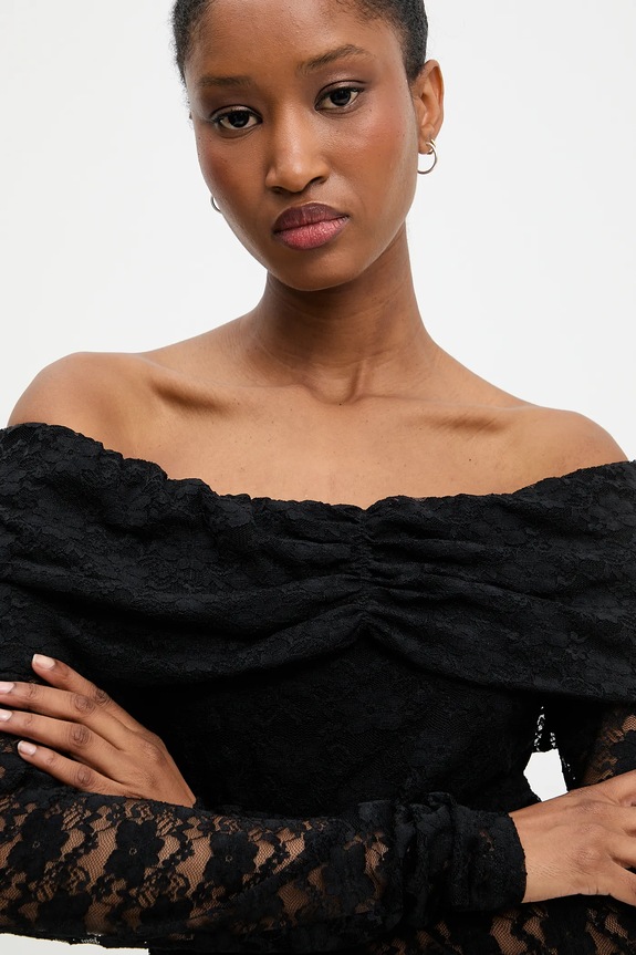 Φόρεμα Answear.LAB μαύρο LD2440.hak