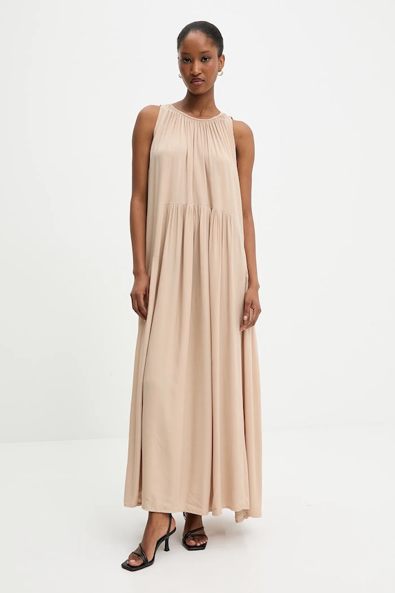 Answear Lab rochie maxi bej L9113.hak