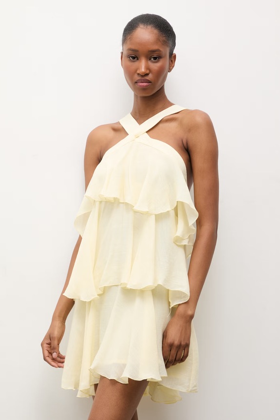 Oblačila Obleka Answear.LAB LD2837..hak rumena