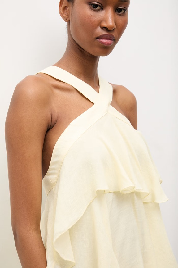 Obleka Answear.LAB LD2837..hak rumena