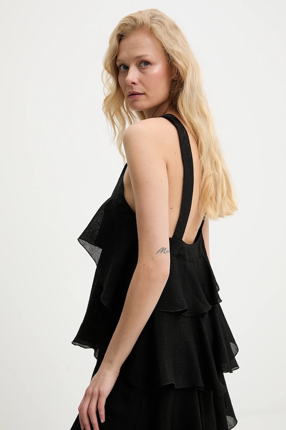 Answear.LAB sukienka czarny LD2837..hak