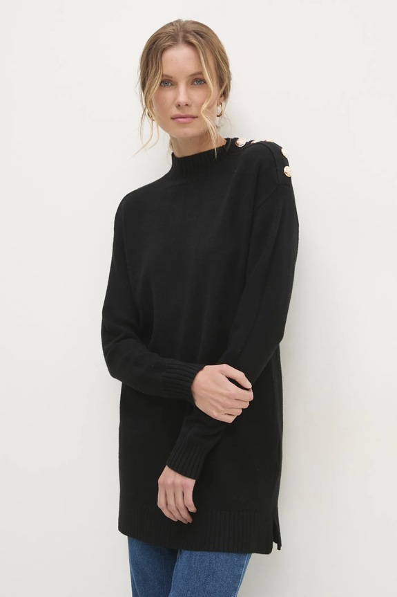 Answear.LAB sweter czarny MG555662.hms