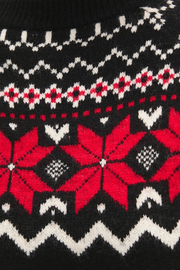Μάλλινη μπλουζα Answear.LAB lu6002.fos μαύρο