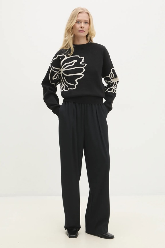 Answear.LAB sweter 8410501.hos czarny WW25