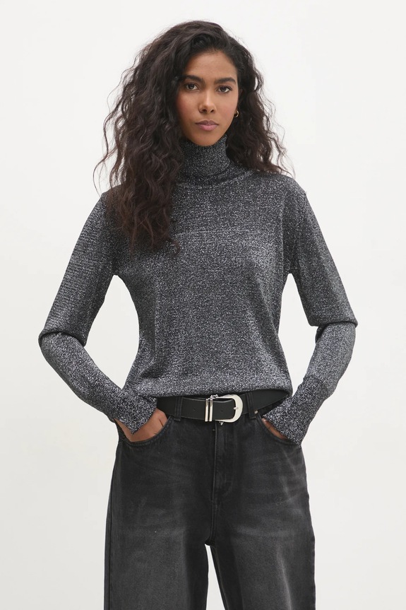 Answear.LAB sweter pozostałe czarny sng.57.tos