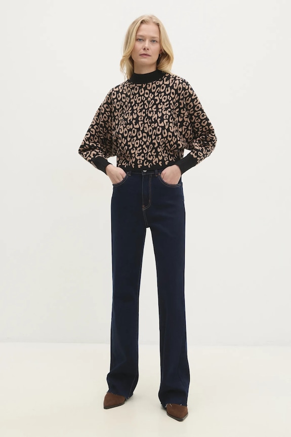 Answear.LAB sweter MC3207BK.HWK czarny WW25