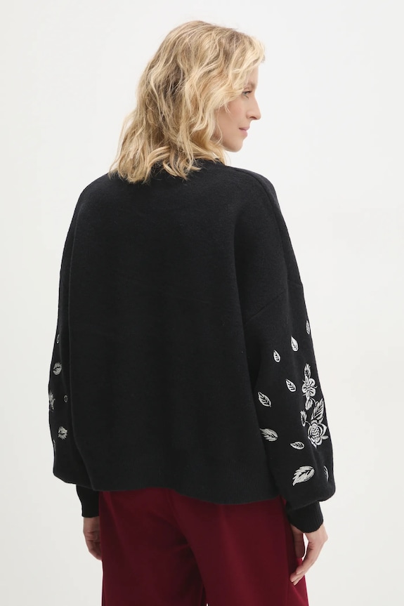 Odzież Answear.LAB sweter z wełną 24010.hms czarny