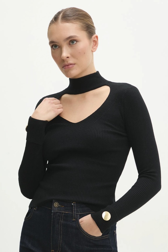 Answear.LAB sweter pozostałe czarny DZ92957.HWK