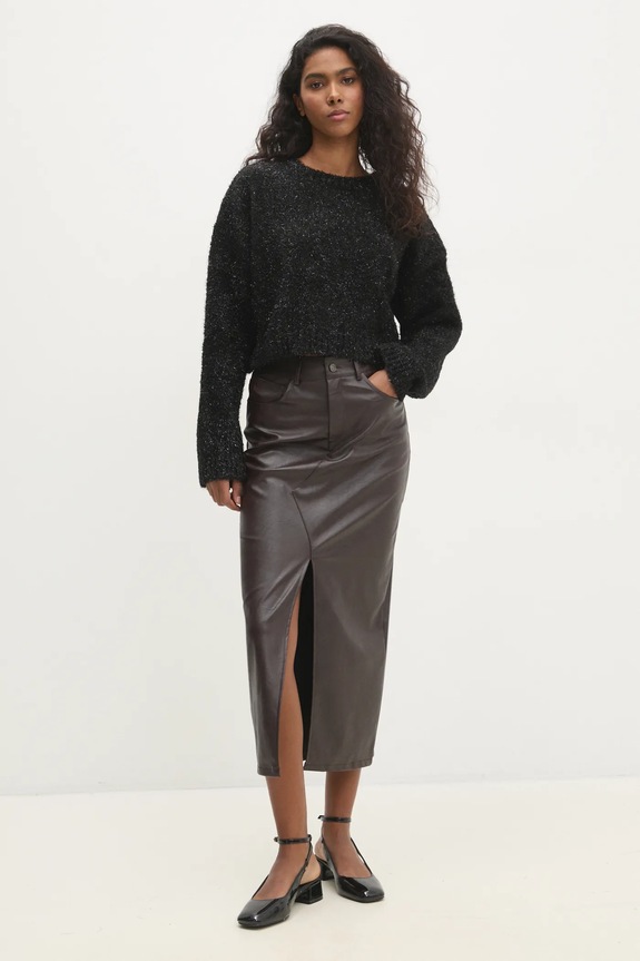 Answear.LAB sweter 10470.tlk czarny WW25