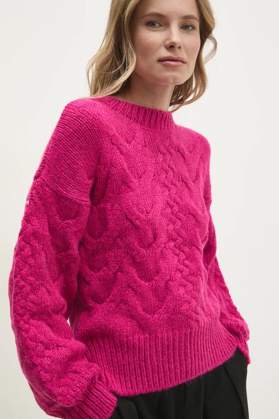 Answear.LAB maglione a maglia pesante rosa 30064.tos