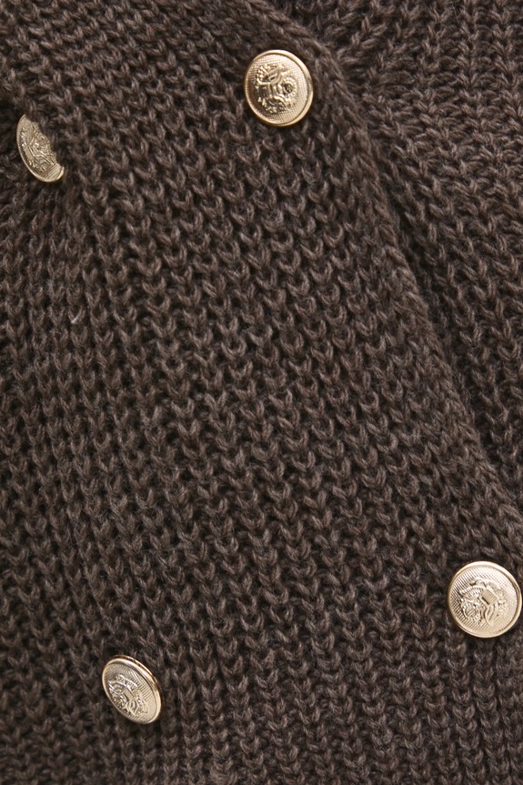 Answear.LAB sweter z wełną 8927.ilk brązowy