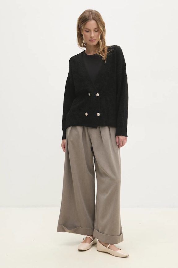 Answear.LAB sweter z wełną 8927.ilk czarny WW25