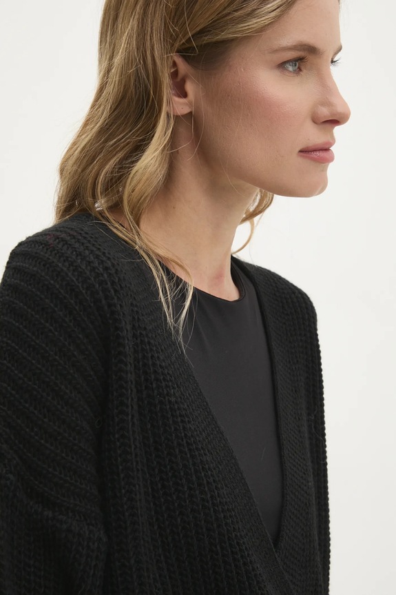 Answear.LAB sweter z wełną czarny 8927.ilk