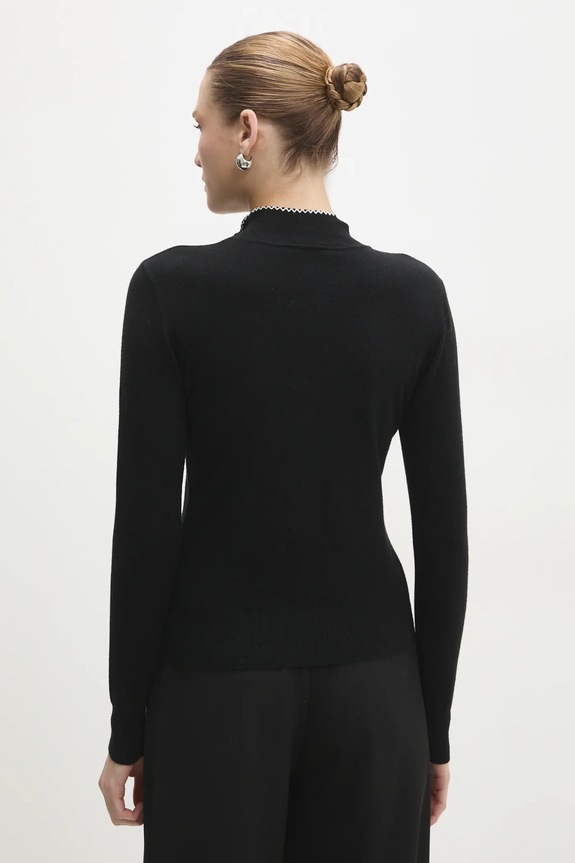 Odzież Answear.LAB sweter 3471.ilk czarny