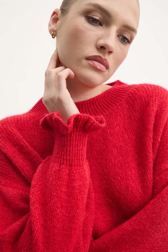 Пуловер с вълна Answear.LAB с вълна червен LU61002.FLK
