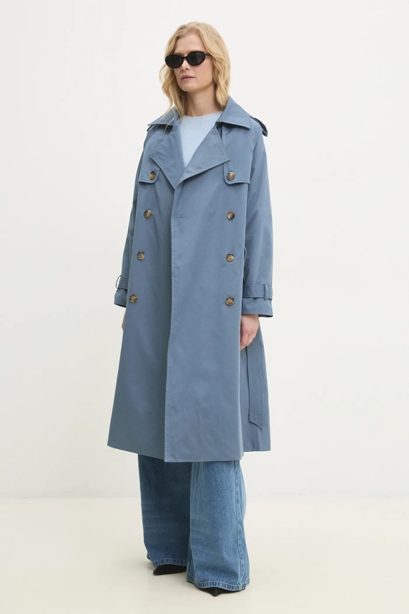 Answear.LAB sweter wełniany 8901.flk niebieski WW25