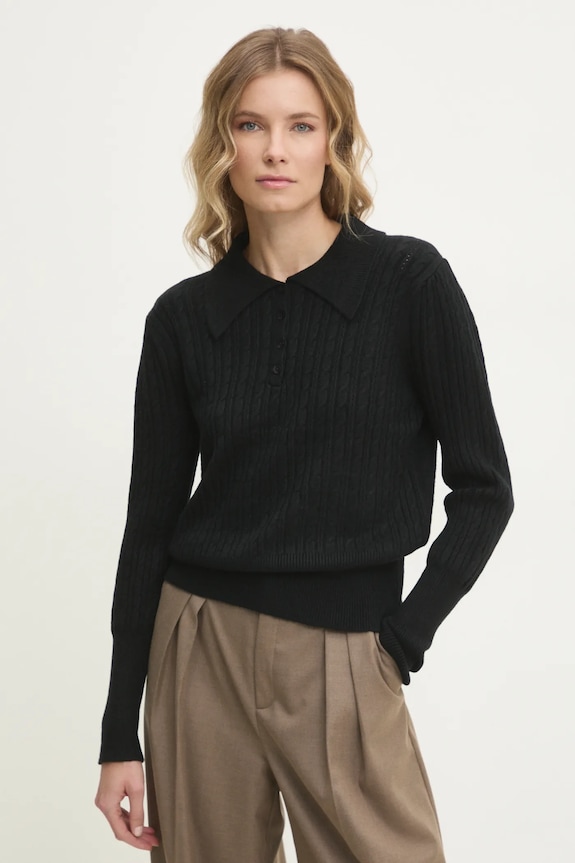 Answear.LAB sweter regular czarny DA795.HWK