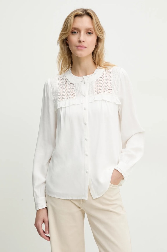 Answear Lab camicetta semplice beige mj80014.flk