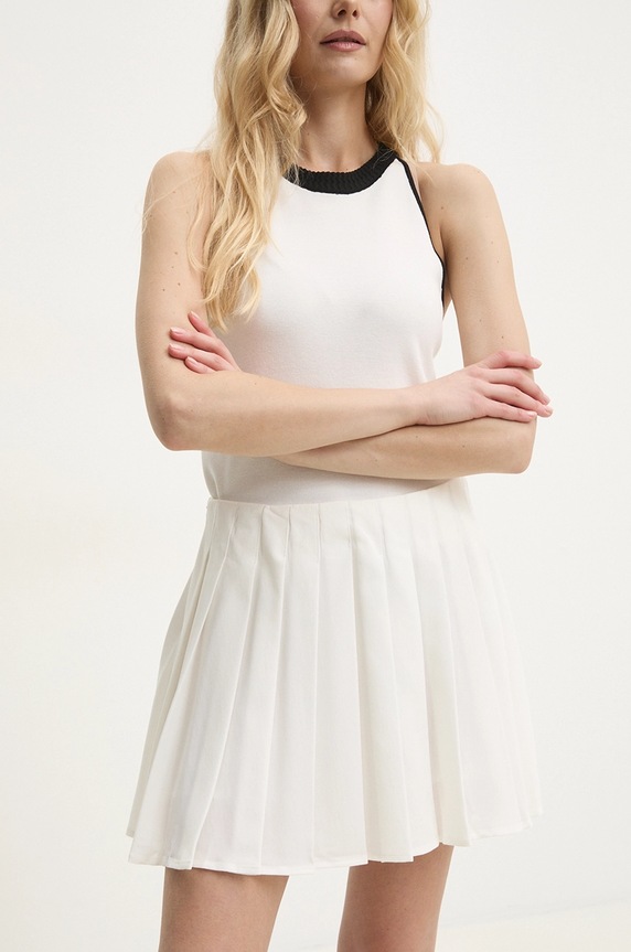 Answear.LAB spódnica z elastanem biały MR21358.601.hlk