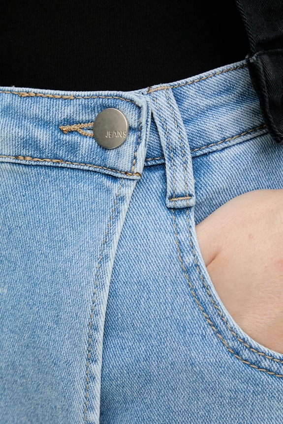 Jeans hlačno krilo Answear.LAB modra rd2293.FKK