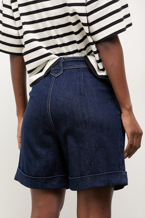 Îmbrăcăminte Answear Lab pantaloni scurti jeans KS2109.PWK bleumarin